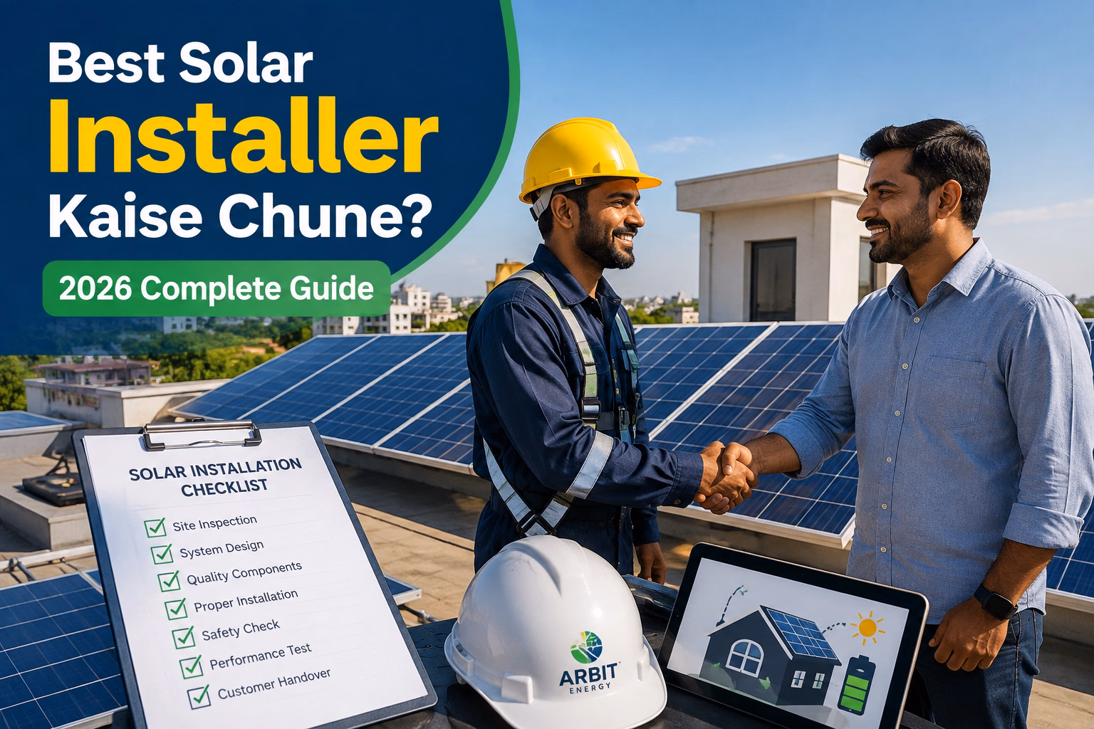India Mein Best Solar Installer Kaise Chune? (2026)